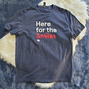 Chick-fil-A Blue Heathered Tee NWOT